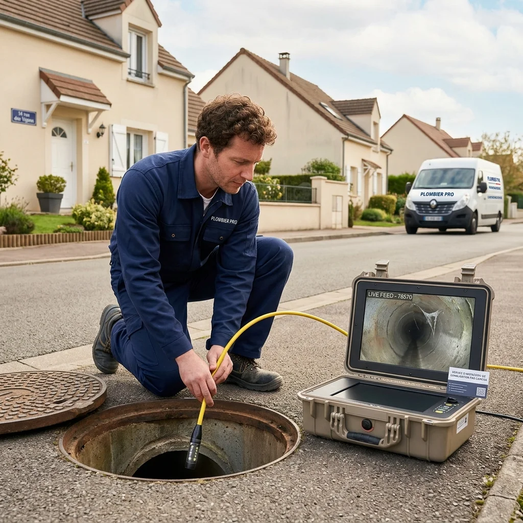 Inspection Cam&eacute;ra canalisation &middot; image &agrave; la une