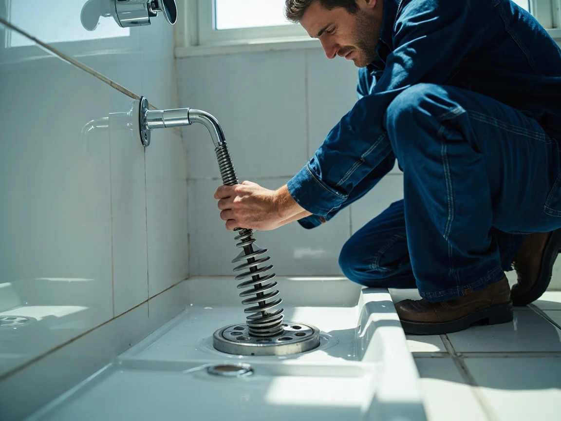 D&eacute;bouchage Douche &middot; image &agrave; la une