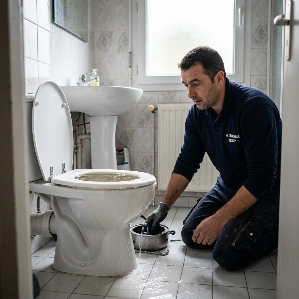 WC Bouch&eacute; qui d&eacute;borde &middot; image &agrave; la une