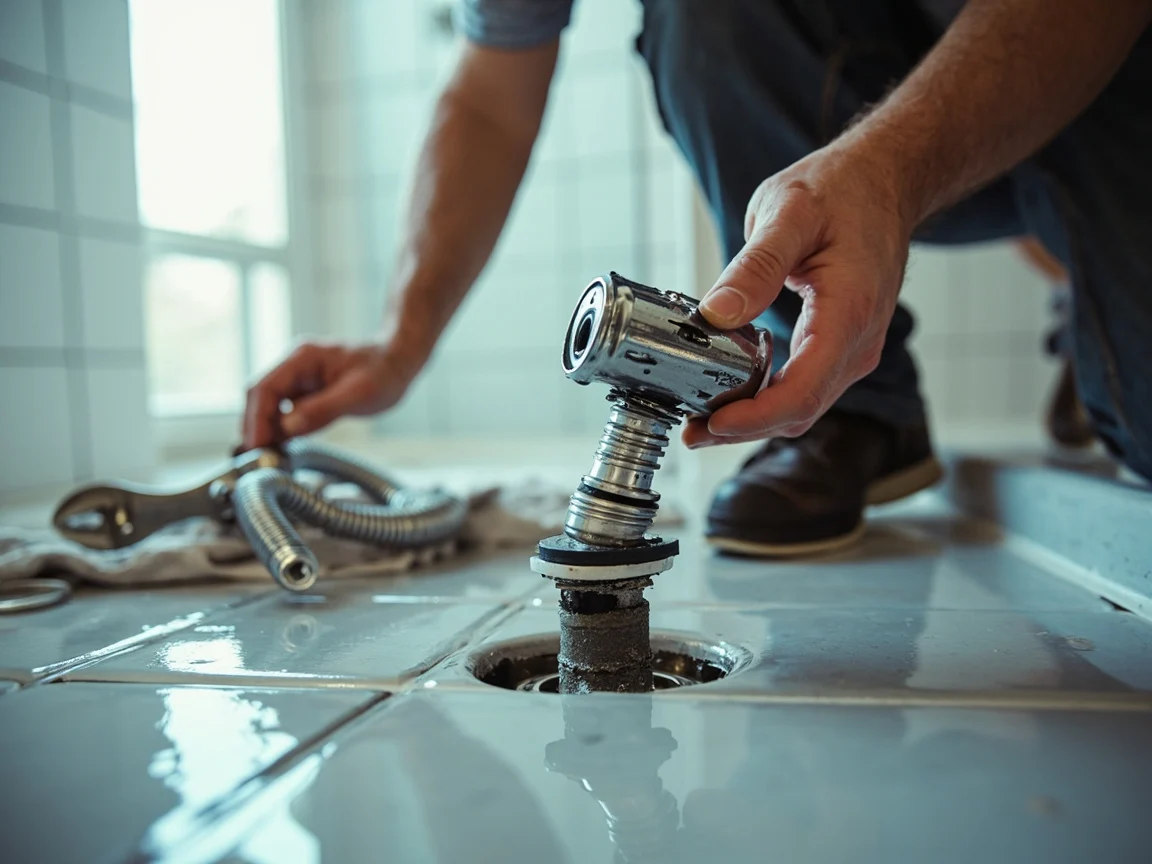 D&eacute;bouchage Douche &middot; image &agrave; la une