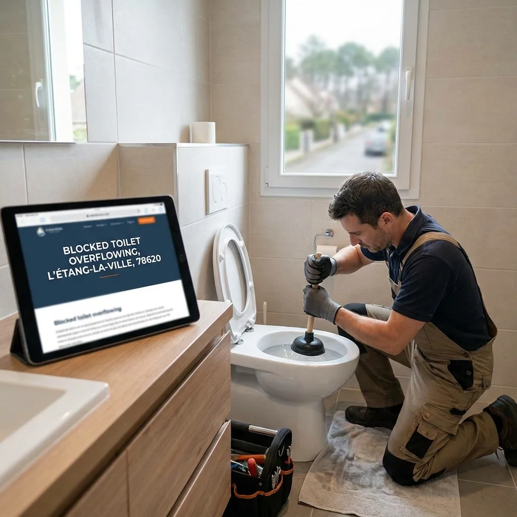 WC Bouch&eacute; qui d&eacute;borde &middot; image &agrave; la une