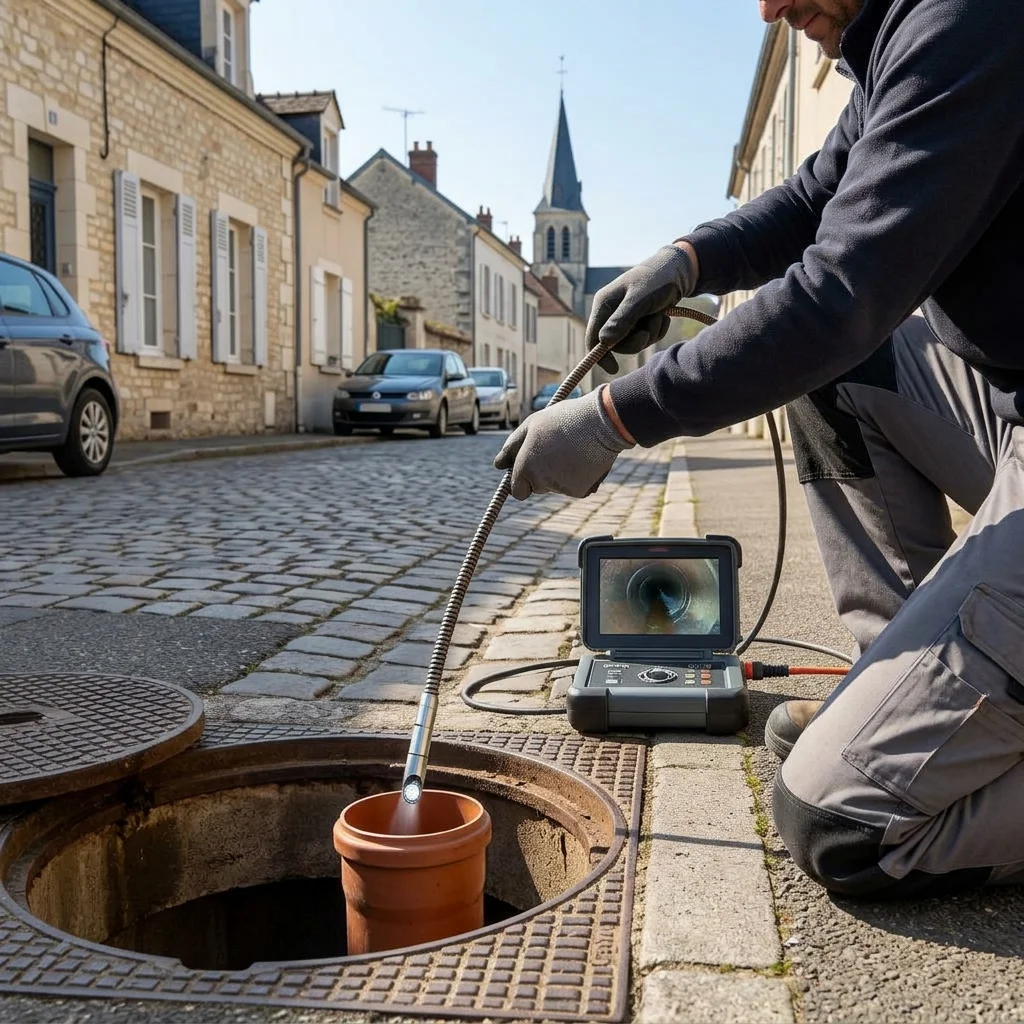 Inspection Cam&eacute;ra canalisation &middot; image &agrave; la une