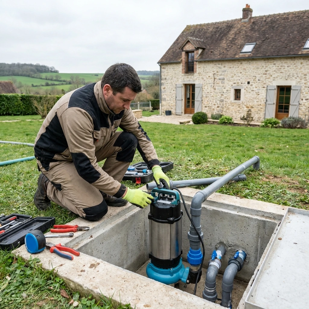 Installation Pompe de Relevage &middot; image &agrave; la une