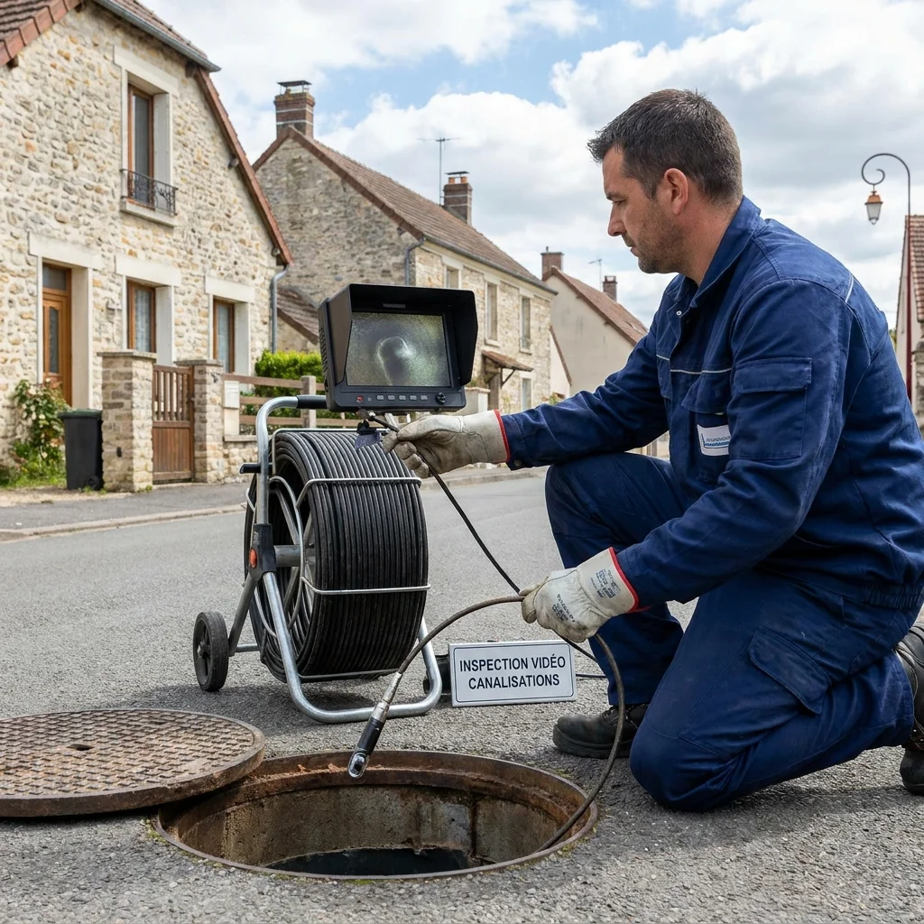 Inspection Cam&eacute;ra canalisation &middot; image &agrave; la une