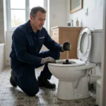 WC Bouch&eacute; qui d&eacute;borde &mdash; WC Bouch&eacute; qui d&eacute;borde aux Essarts-le-Roi (78690) &middot; image &agrave; la une