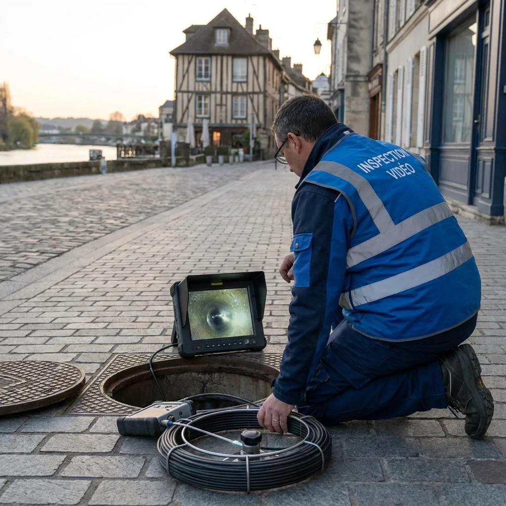 Inspection Cam&eacute;ra canalisation &middot; image &agrave; la une
