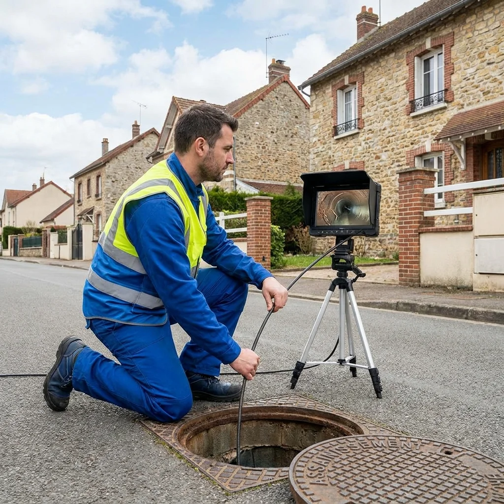 Inspection Cam&eacute;ra canalisation &middot; image &agrave; la une
