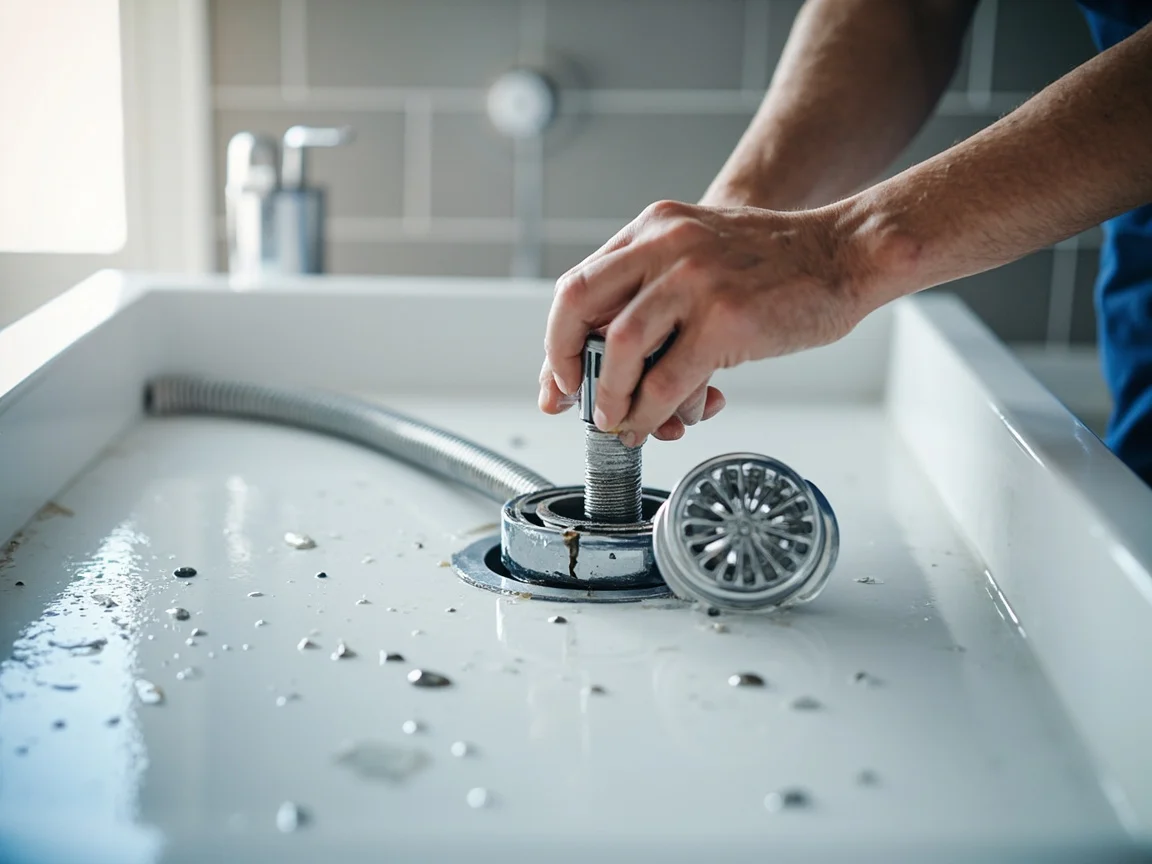 D&eacute;bouchage Douche &middot; image &agrave; la une