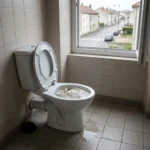WC Bouch&eacute; qui d&eacute;borde &mdash; WC Bouch&eacute; qui d&eacute;borde &agrave; Mantes-la-Ville (78711) &middot; image &agrave; la une