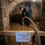 Pompage Cave inond&eacute;e &mdash; Pompage Cave inond&eacute;e &agrave; Vaux-sur-Seine (78740) &middot; image &agrave; la une