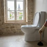 WC Bouch&eacute; qui d&eacute;borde &mdash; WC Bouch&eacute; qui d&eacute;borde &agrave; Vaux-sur-Seine (78740) &middot; image &agrave; la une
