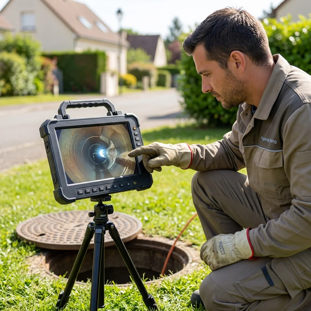 Inspection Cam&eacute;ra canalisation &middot; image &agrave; la une