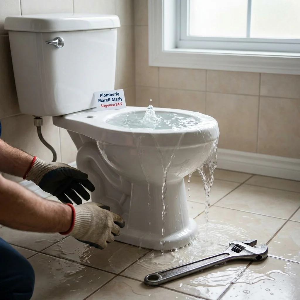 WC Bouch&eacute; qui d&eacute;borde &middot; image &agrave; la une