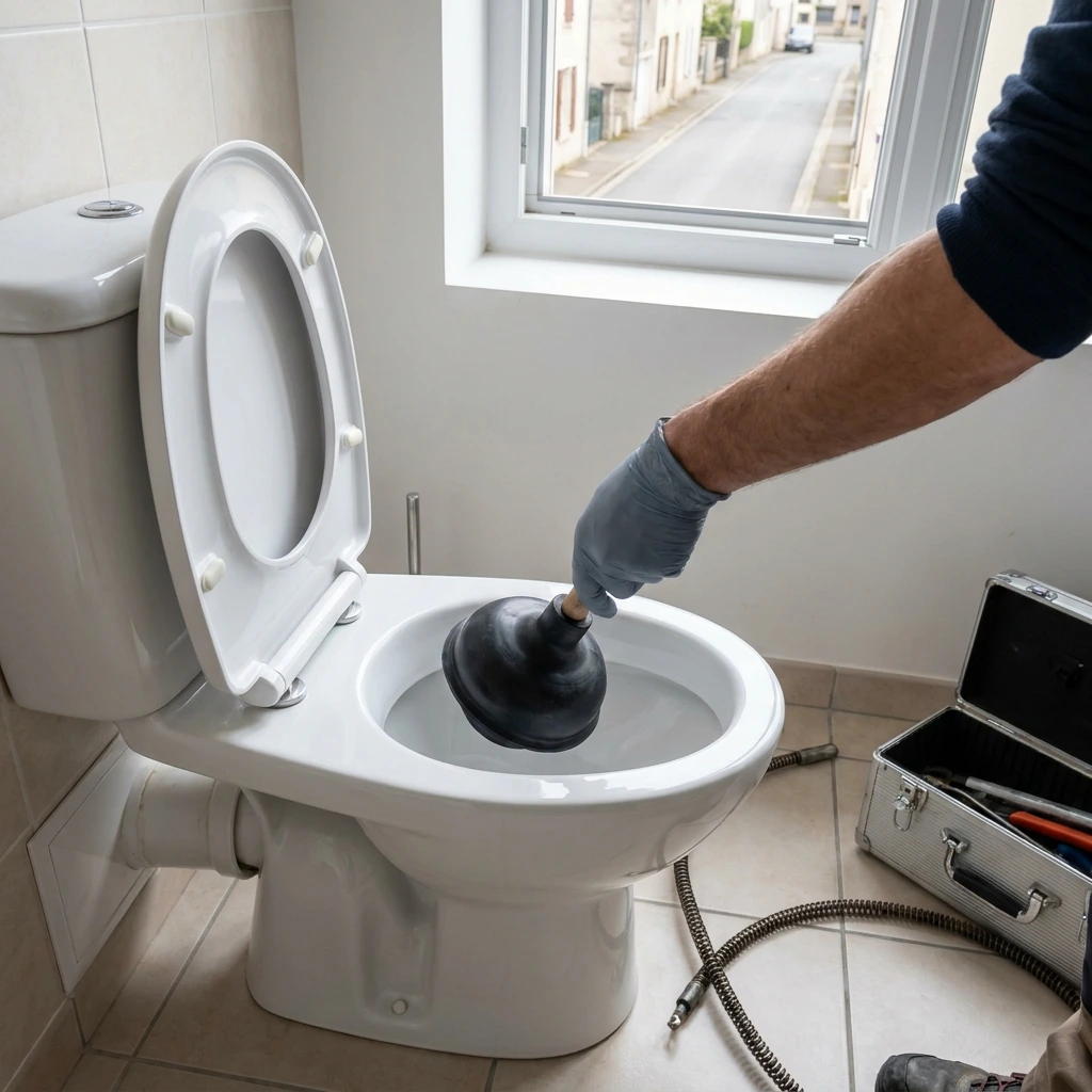 D&eacute;bouchage WC &middot; image &agrave; la une
