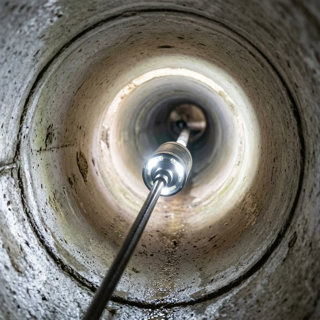 Inspection Cam&eacute;ra canalisation &middot; image &agrave; la une
