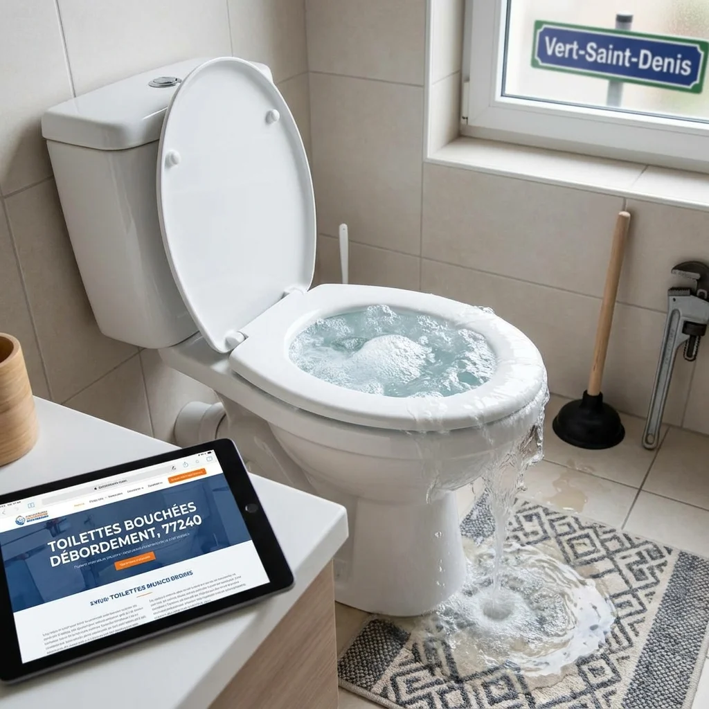 WC Bouch&eacute; qui d&eacute;borde &middot; image &agrave; la une