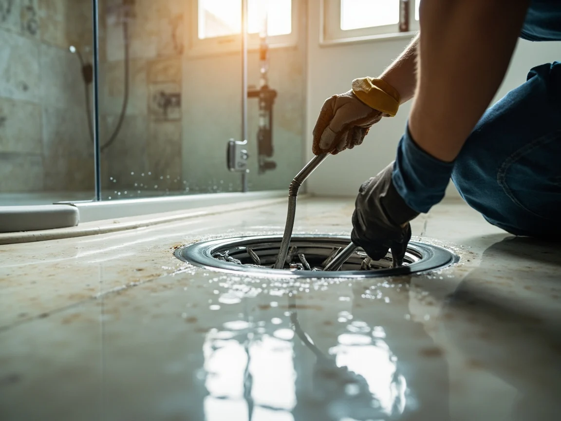 D&eacute;bouchage Douche &middot; image &agrave; la une