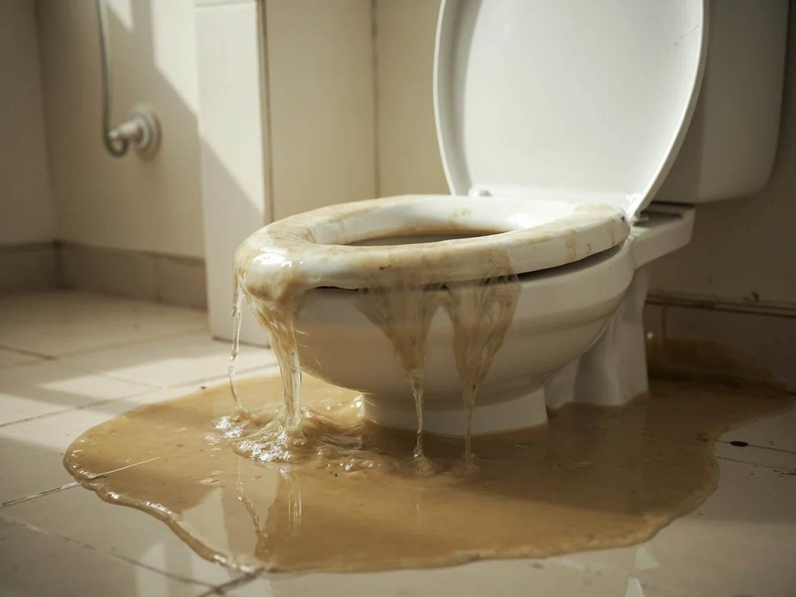 WC Bouch&eacute; qui d&eacute;borde &middot; image &agrave; la une