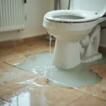 WC Bouch&eacute; qui d&eacute;borde &mdash; WC Bouch&eacute; qui d&eacute;borde &agrave; Bonnelles (78830) &middot; image &agrave; la une