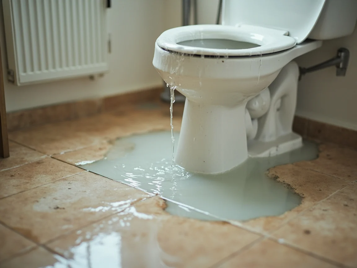 WC Bouch&eacute; qui d&eacute;borde &middot; image &agrave; la une