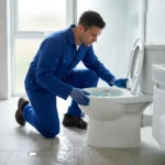 WC Bouch&eacute; qui d&eacute;borde &mdash; WC Bouch&eacute; qui d&eacute;borde &agrave; Saint-Nom-la-Bret&egrave;che (78860) &middot; image &agrave; la une