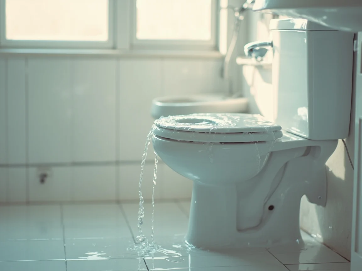 WC Bouch&eacute; qui d&eacute;borde &middot; image &agrave; la une