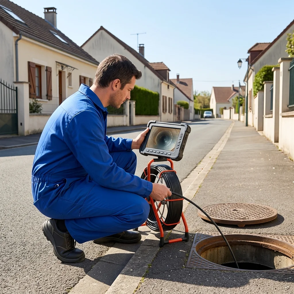 Inspection Cam&eacute;ra canalisation &middot; image &agrave; la une