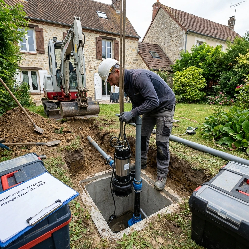Installation Pompe de Relevage &middot; image &agrave; la une