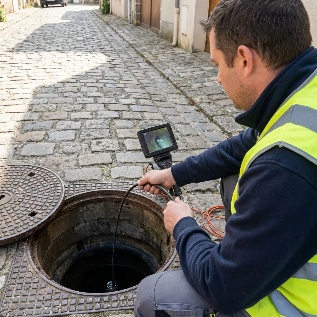 Inspection Cam&eacute;ra canalisation &middot; image &agrave; la une