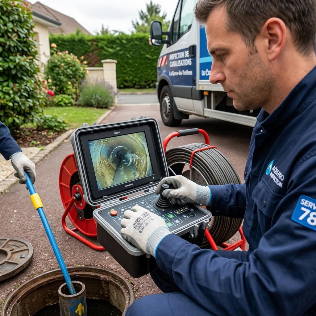 Inspection Cam&eacute;ra canalisation &middot; image &agrave; la une