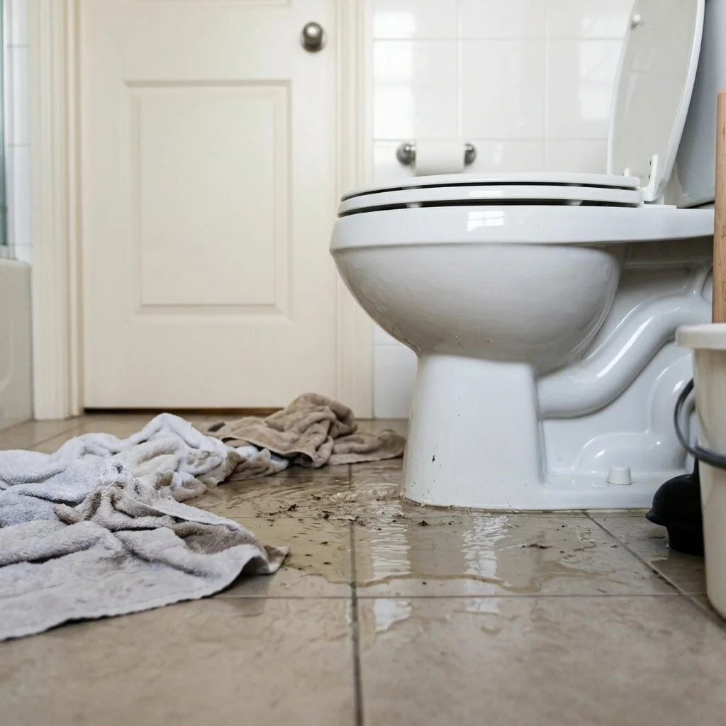 WC Bouch&eacute; qui d&eacute;borde &middot; image &agrave; la une