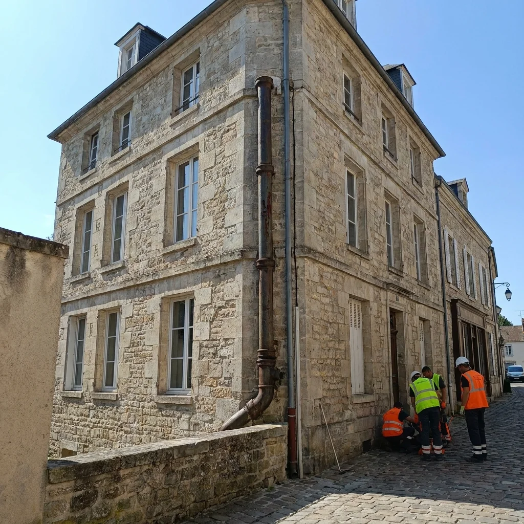 Curage Colonne immeuble &middot; image &agrave; la une