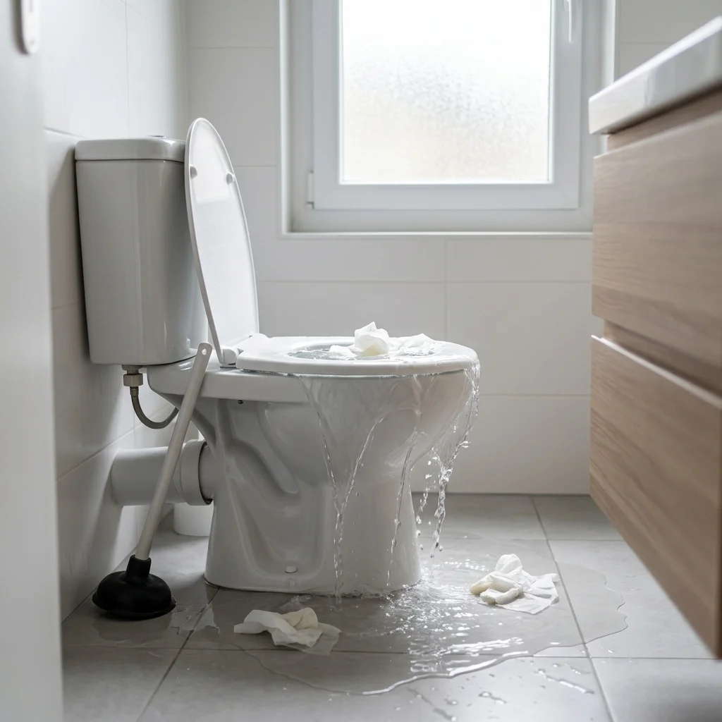 WC Bouch&eacute; qui d&eacute;borde &middot; image &agrave; la une