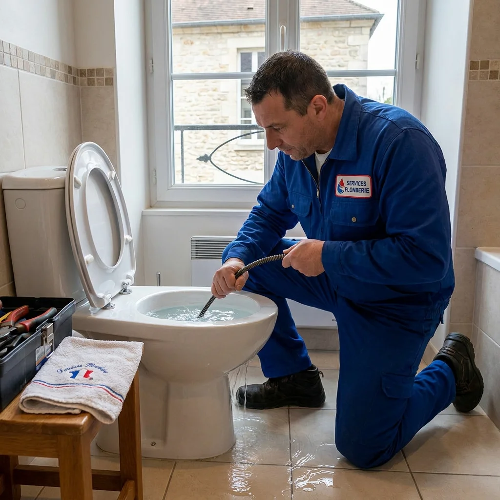 WC Bouch&eacute; qui d&eacute;borde &middot; image &agrave; la une