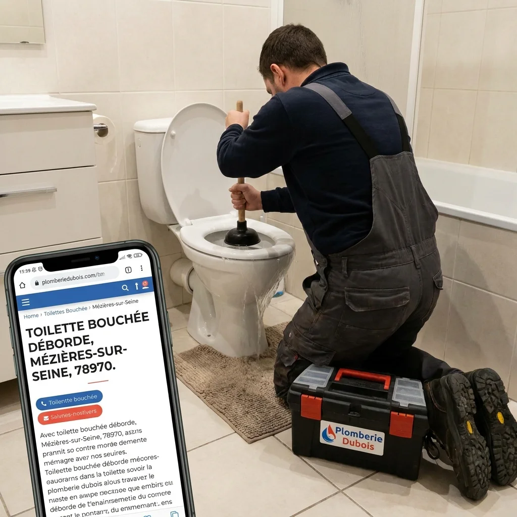 WC Bouch&eacute; qui d&eacute;borde &middot; image &agrave; la une