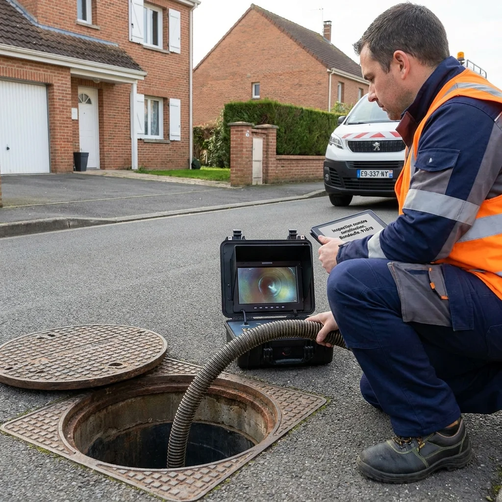 Inspection Cam&eacute;ra canalisation &middot; image &agrave; la une