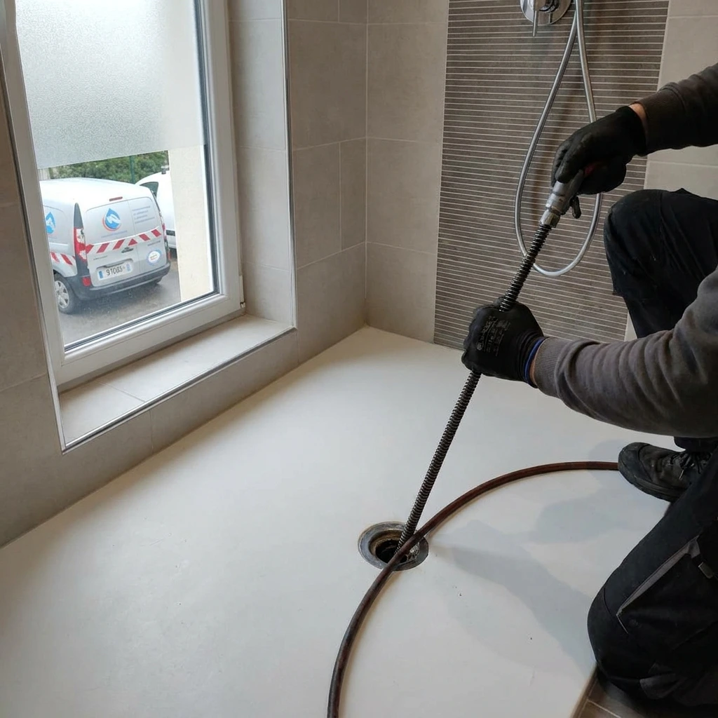 D&eacute;bouchage Douche &middot; image &agrave; la une