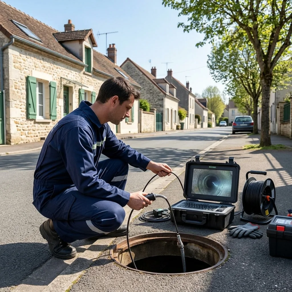 Inspection Cam&eacute;ra canalisation &middot; image &agrave; la une
