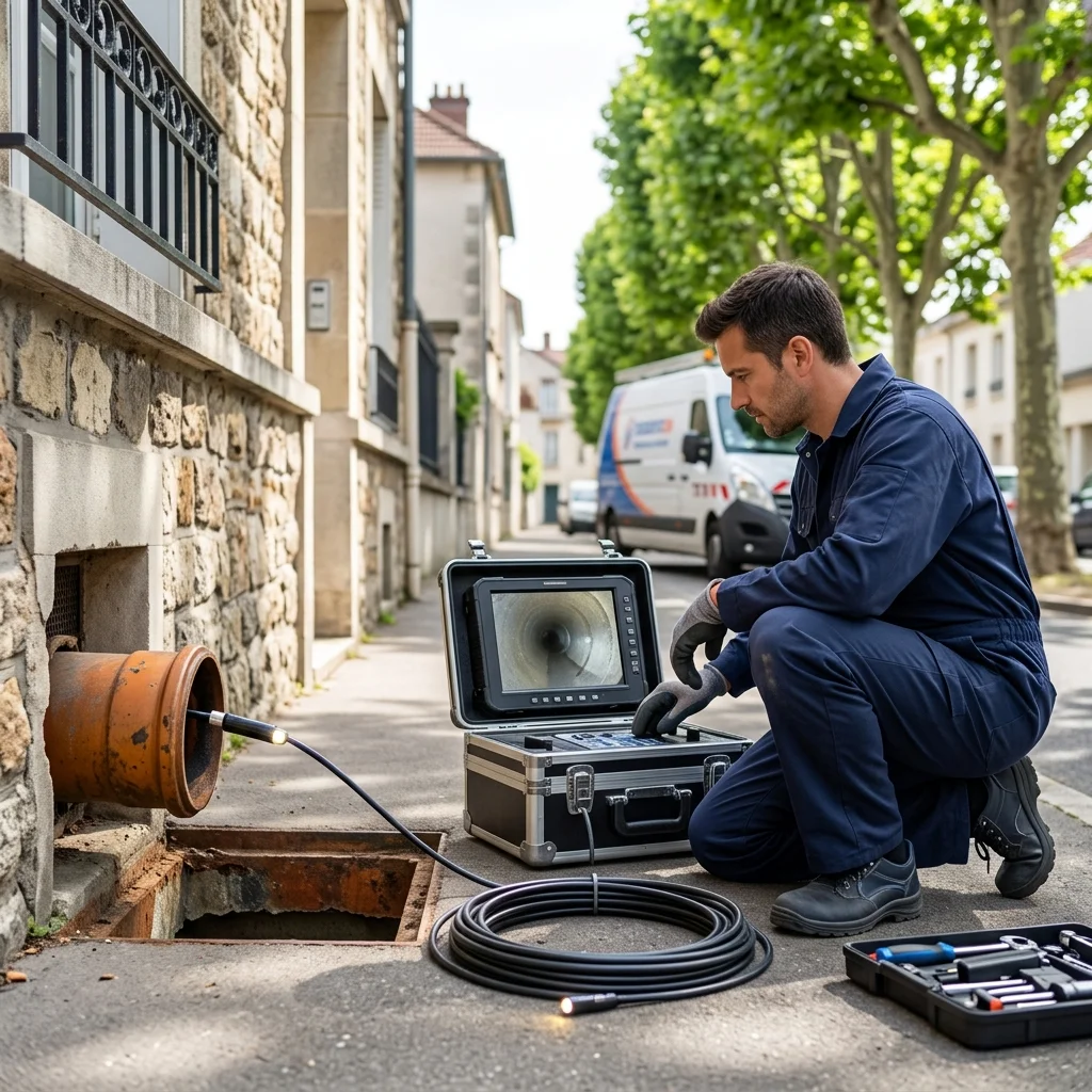 Inspection Cam&eacute;ra canalisation &middot; image &agrave; la une