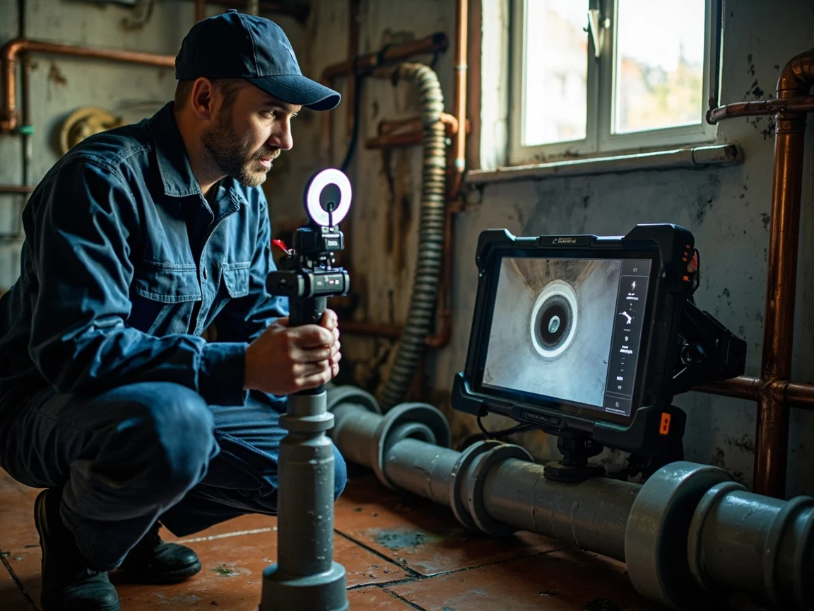 Inspection Cam&eacute;ra canalisation &middot; image &agrave; la une