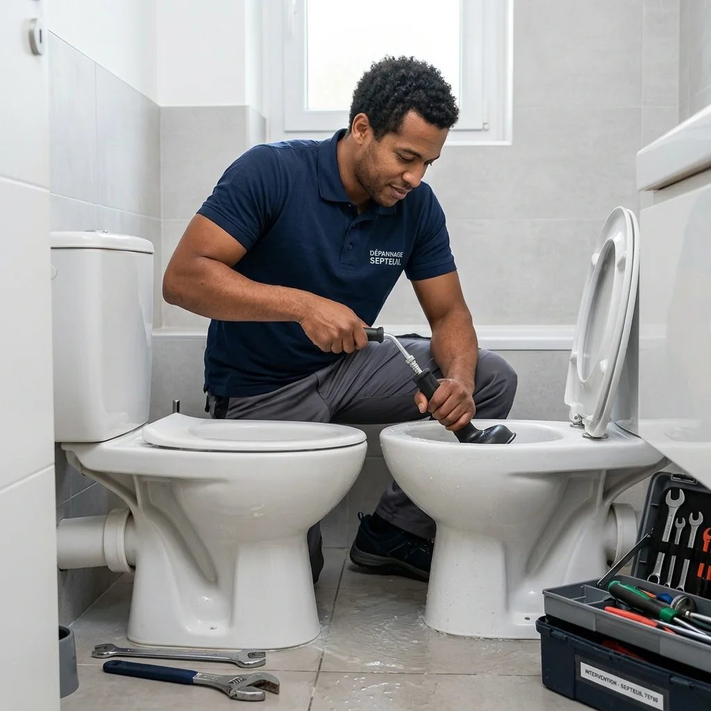 WC Bouch&eacute; qui d&eacute;borde &middot; image &agrave; la une