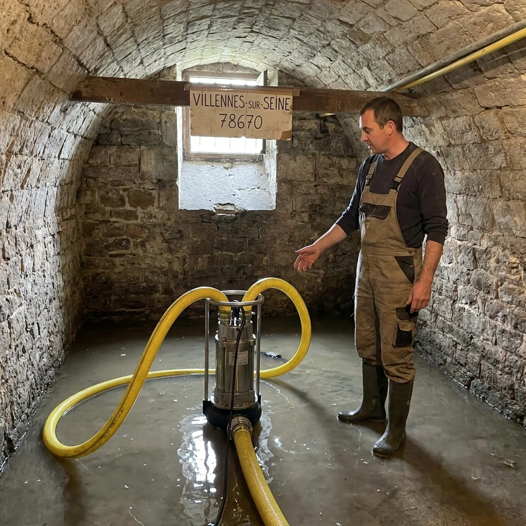 Pompage Cave inond&eacute;e &middot; image &agrave; la une