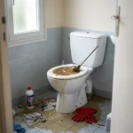 WC Bouch&eacute; qui d&eacute;borde &mdash; WC Bouch&eacute; qui d&eacute;borde &agrave; Longjumeau (91160) &middot; image &agrave; la une