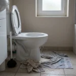 WC Bouch&eacute; qui d&eacute;borde &mdash; WC Bouch&eacute; qui d&eacute;borde &agrave; Saint-Germain-l&egrave;s-Arpajon (91180) &middot; image &agrave; la une