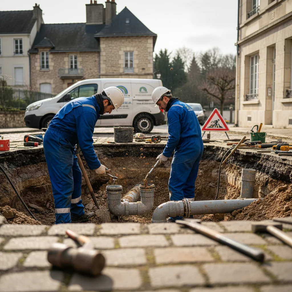 R&eacute;paration de canalisation &middot; image &agrave; la une