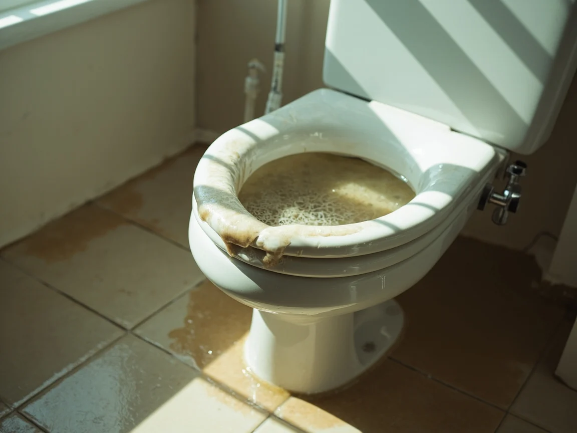WC Bouch&eacute; qui d&eacute;borde &middot; image &agrave; la une