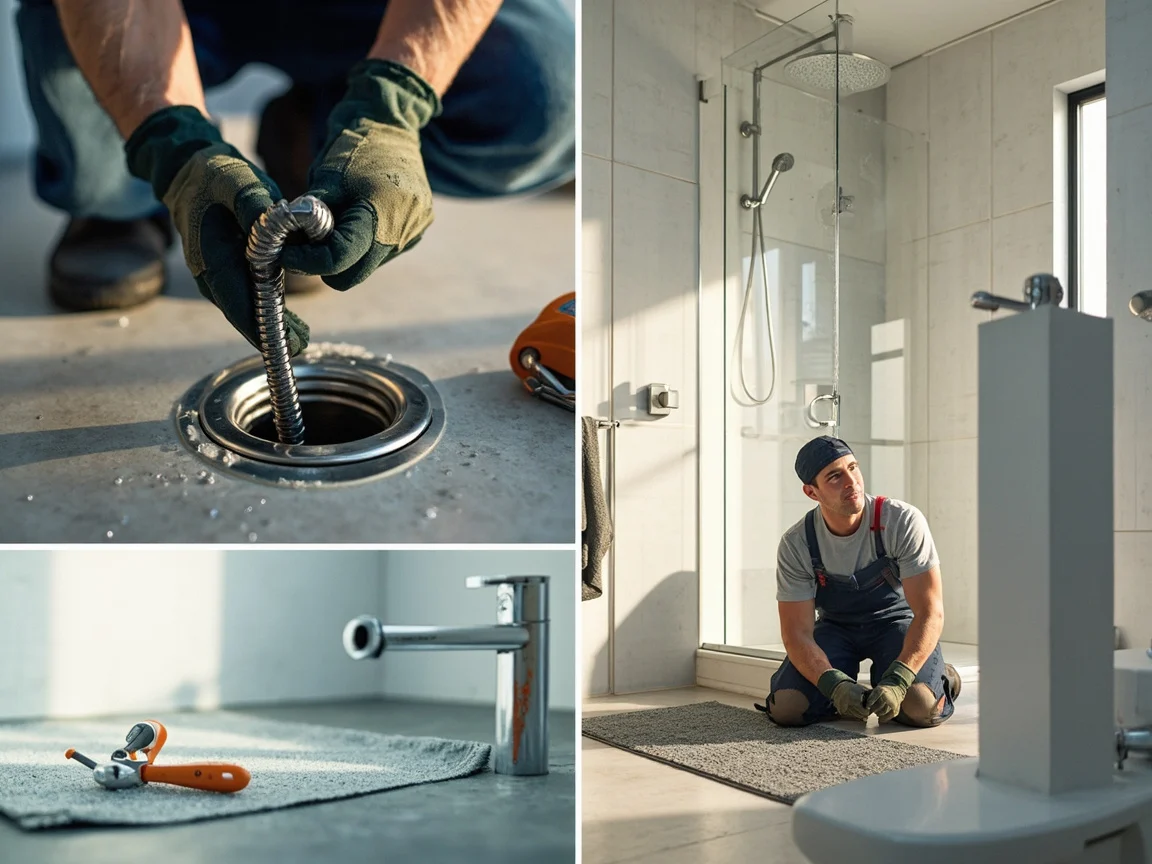 D&eacute;bouchage Douche &middot; image &agrave; la une