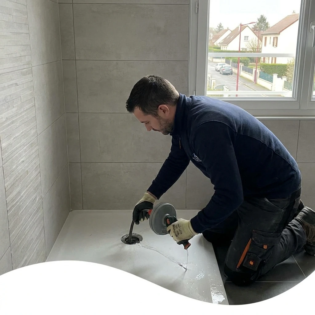 D&eacute;bouchage Douche &middot; image &agrave; la une