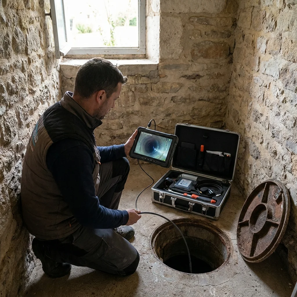 Inspection Cam&eacute;ra canalisation &middot; image &agrave; la une