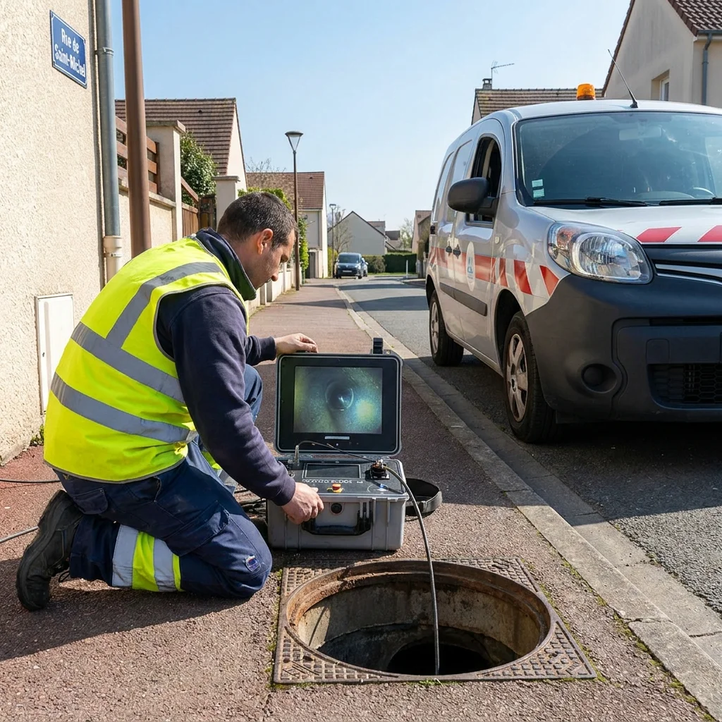 Inspection Cam&eacute;ra canalisation &middot; image &agrave; la une